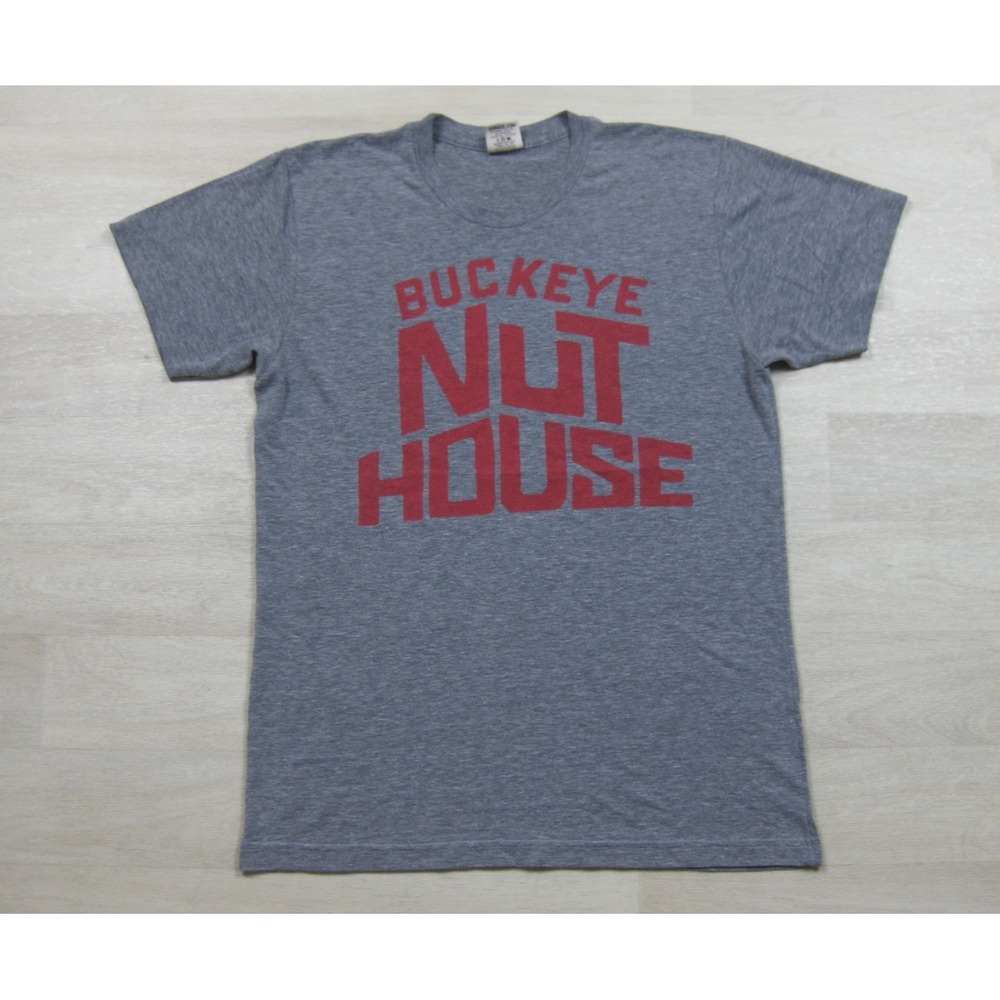 Buckeye Nut House Homage T Shirt Men's (M) Ohio State Football Ohio Retro USA